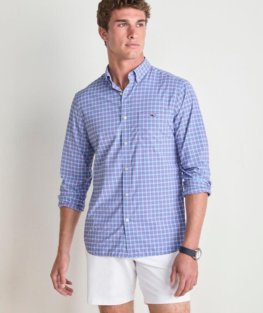 Cobia Check Featherweight Performance Shirt Product Image