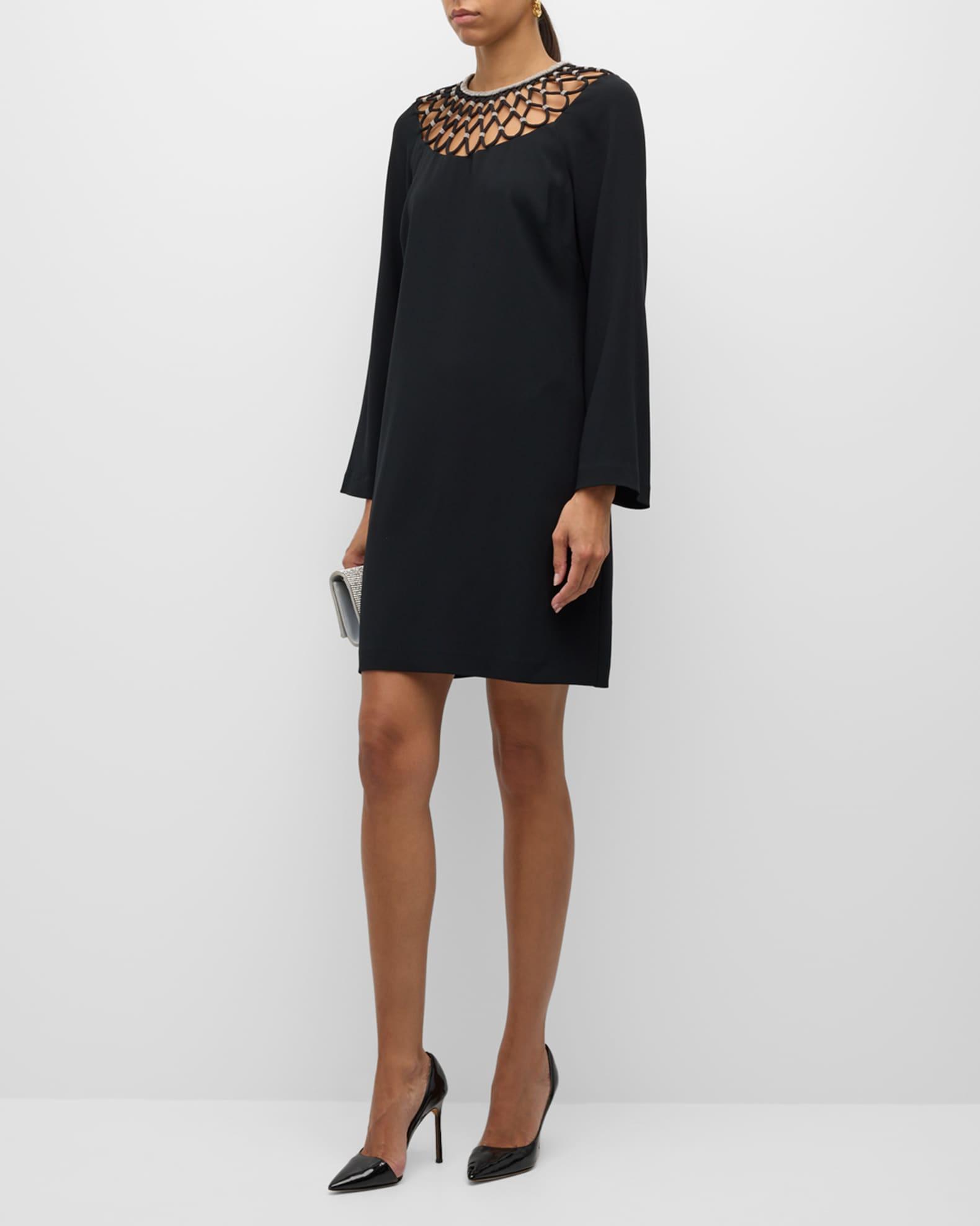 Alby Chain-Embellished Shift Dress Product Image