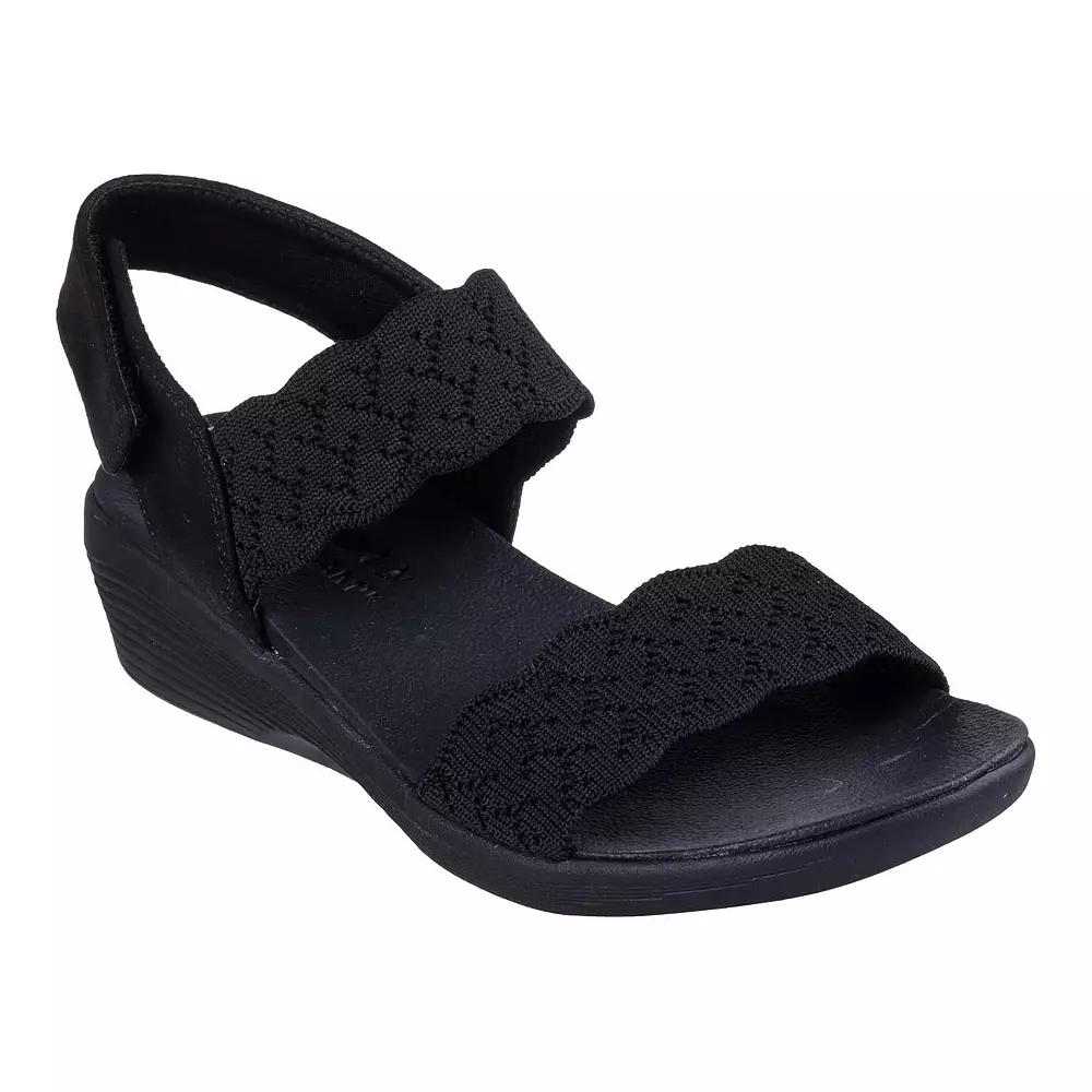 Skechers Womens Arya Scalloped Knit Sling Sandal Product Image