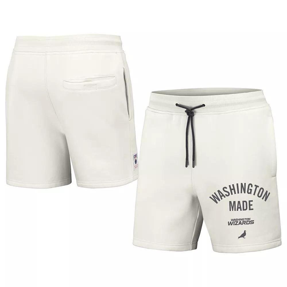 Men's NBA x Staple Cream Washington Wizards Heavyweight Fleece Shorts,  Product Image
