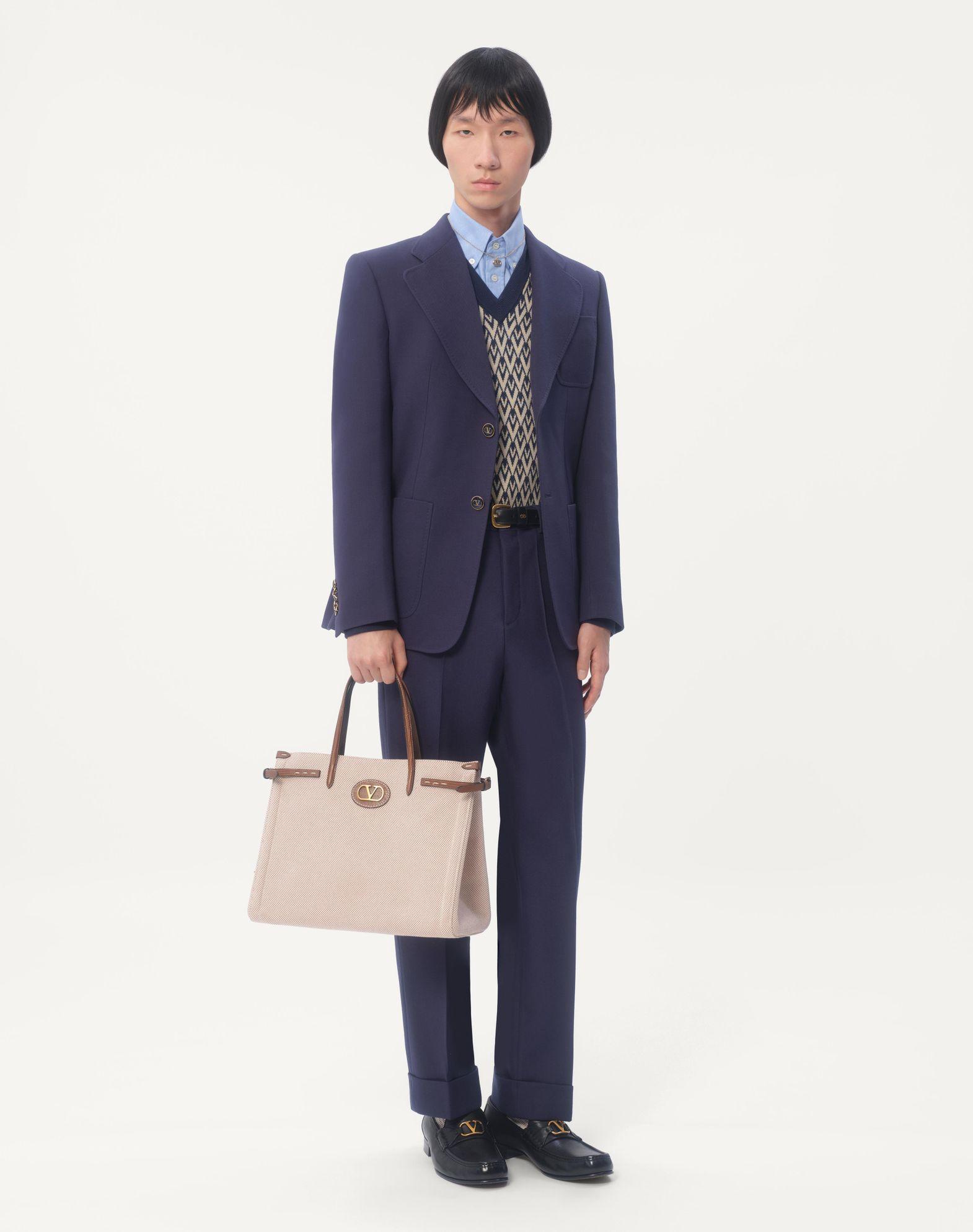 Valentino Garavani Antibes Medium Canvas Shopping Bag Product Image