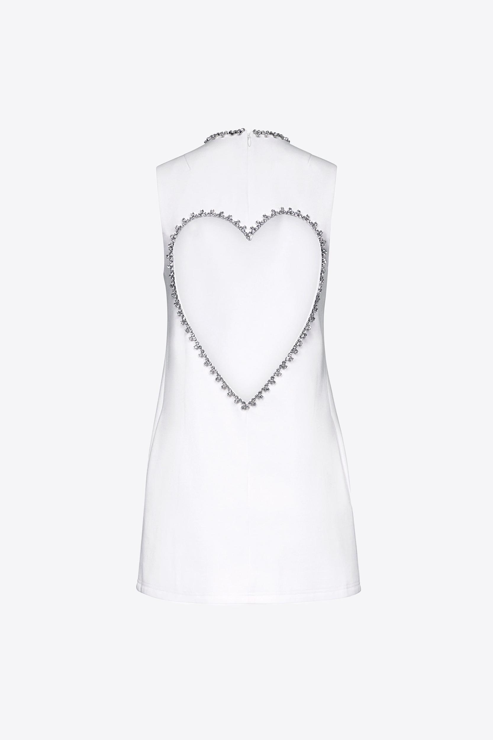 Crystal Heart Back Dress Product Image