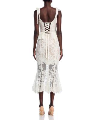 Vinetta Lace Corset Top & Skirt Set Product Image