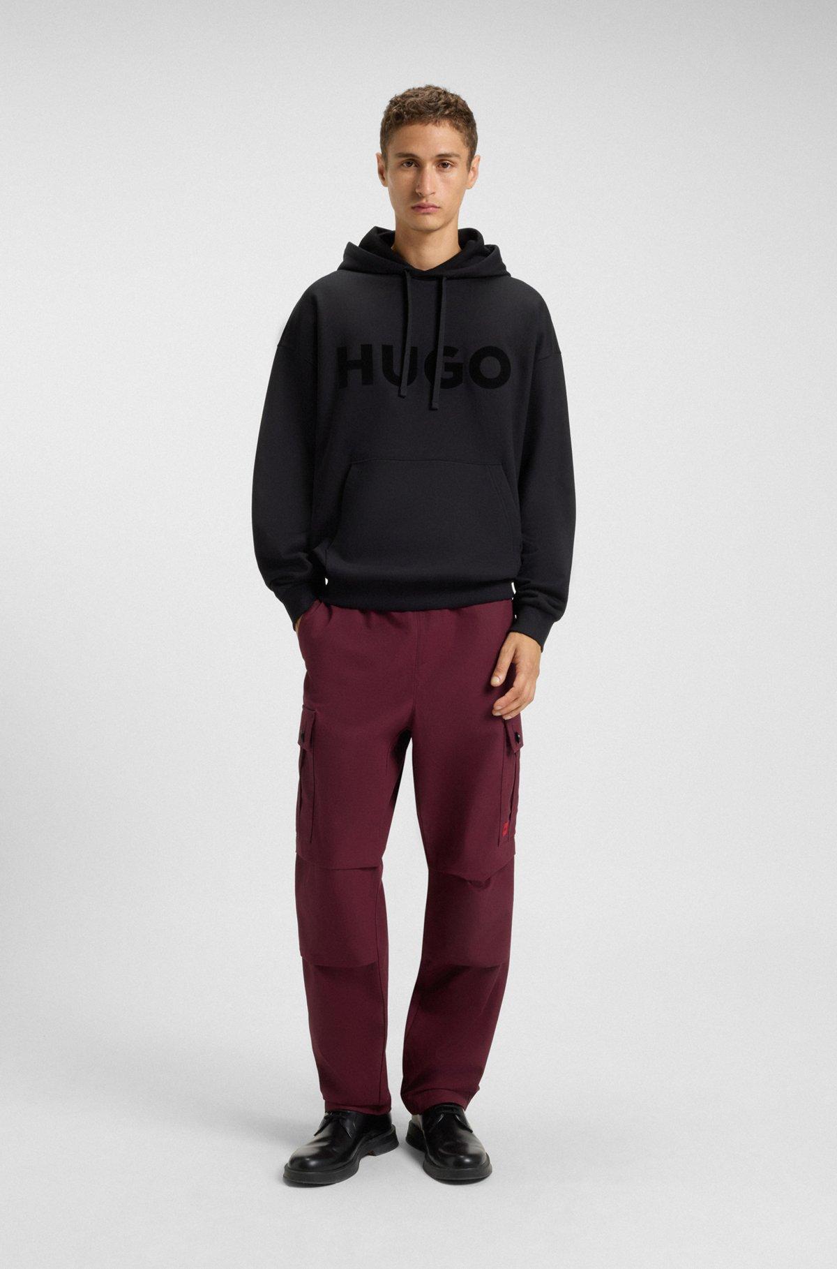 Regular-fit cargo trousers in ripstop cotton Product Image