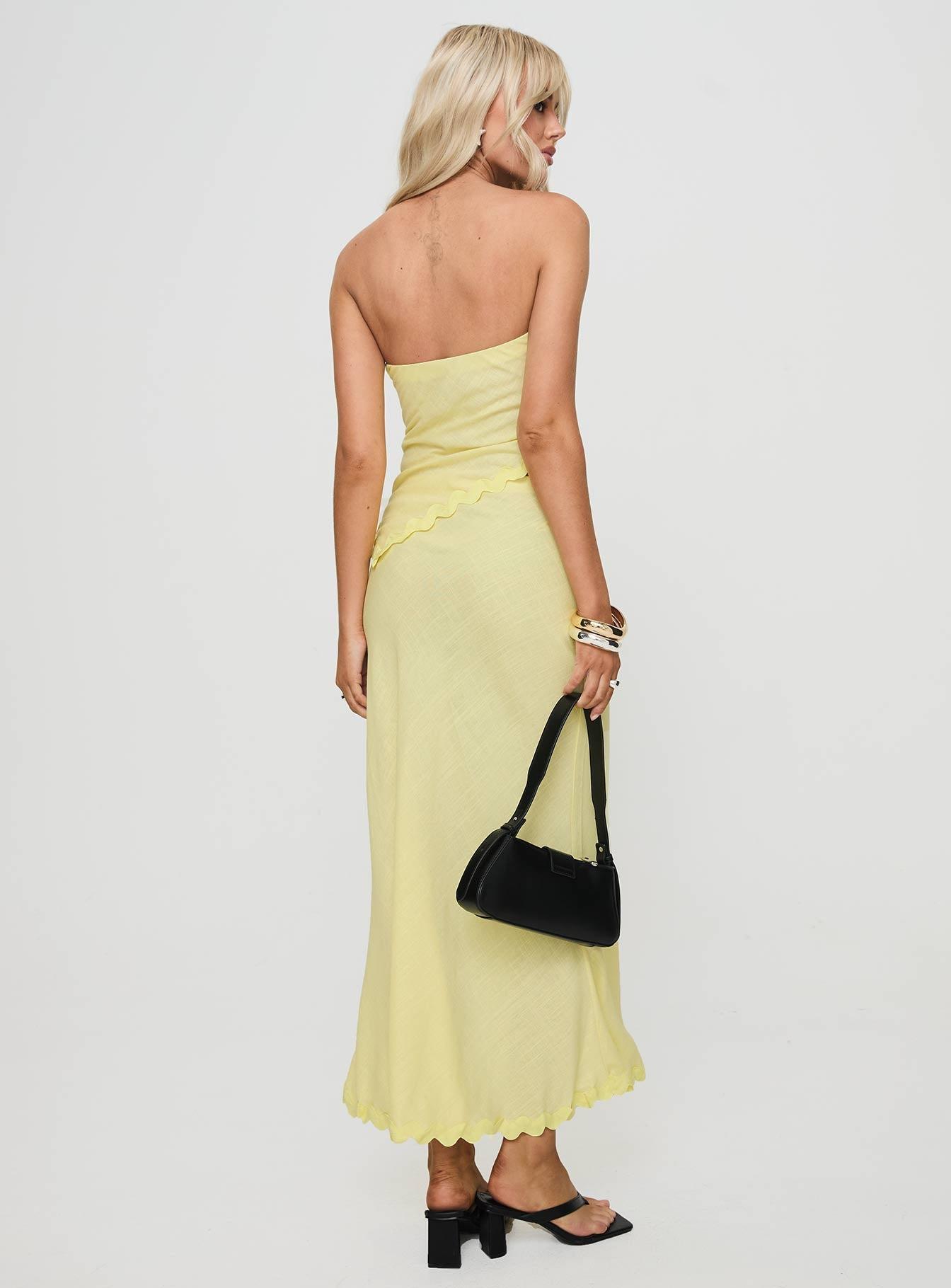 Silvershore Maxi Skirt Yellow Product Image