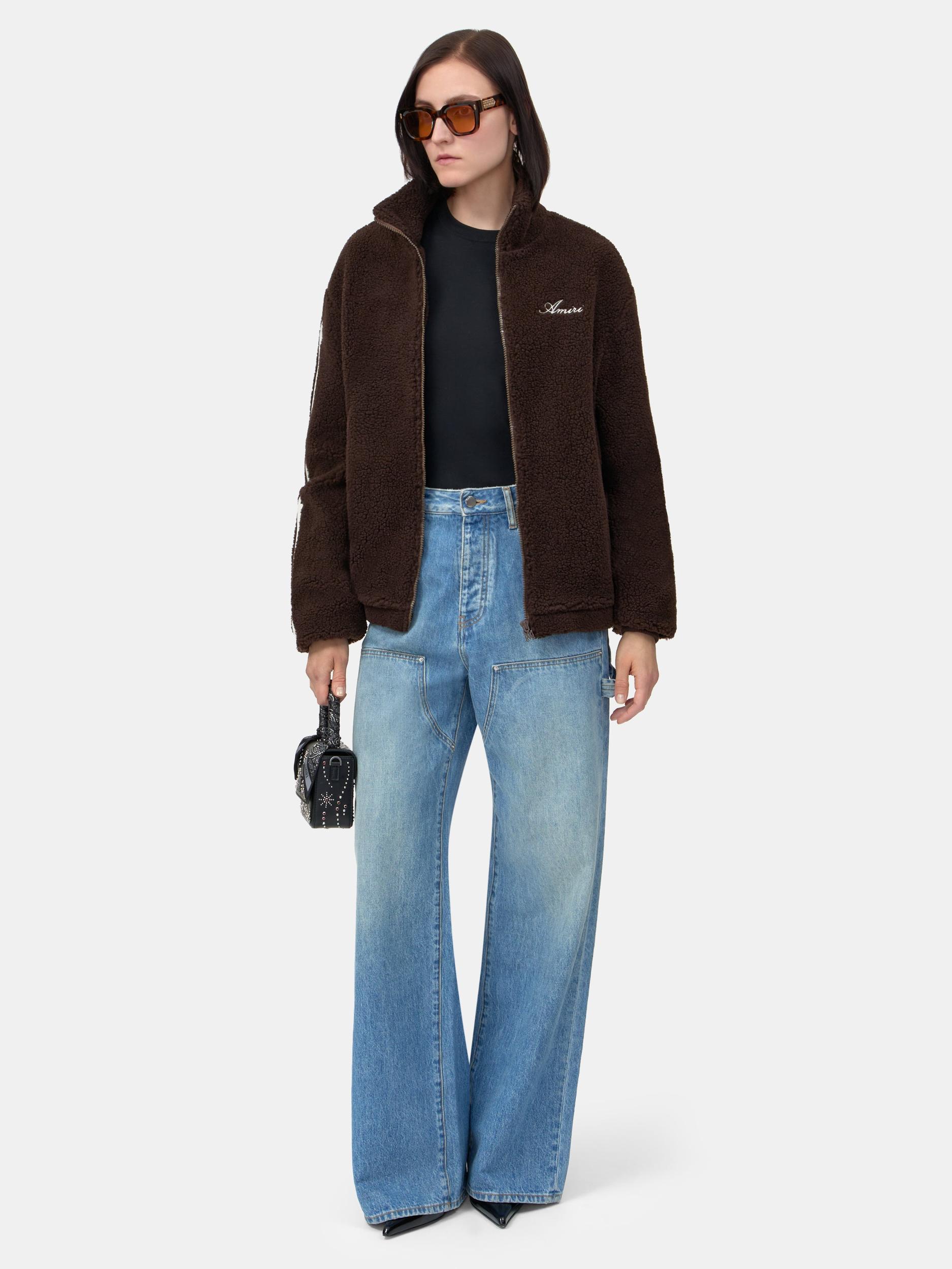 WOMEN - WOMEN'S BONES FLEECE JACKET - DARK BROWN Female Product Image