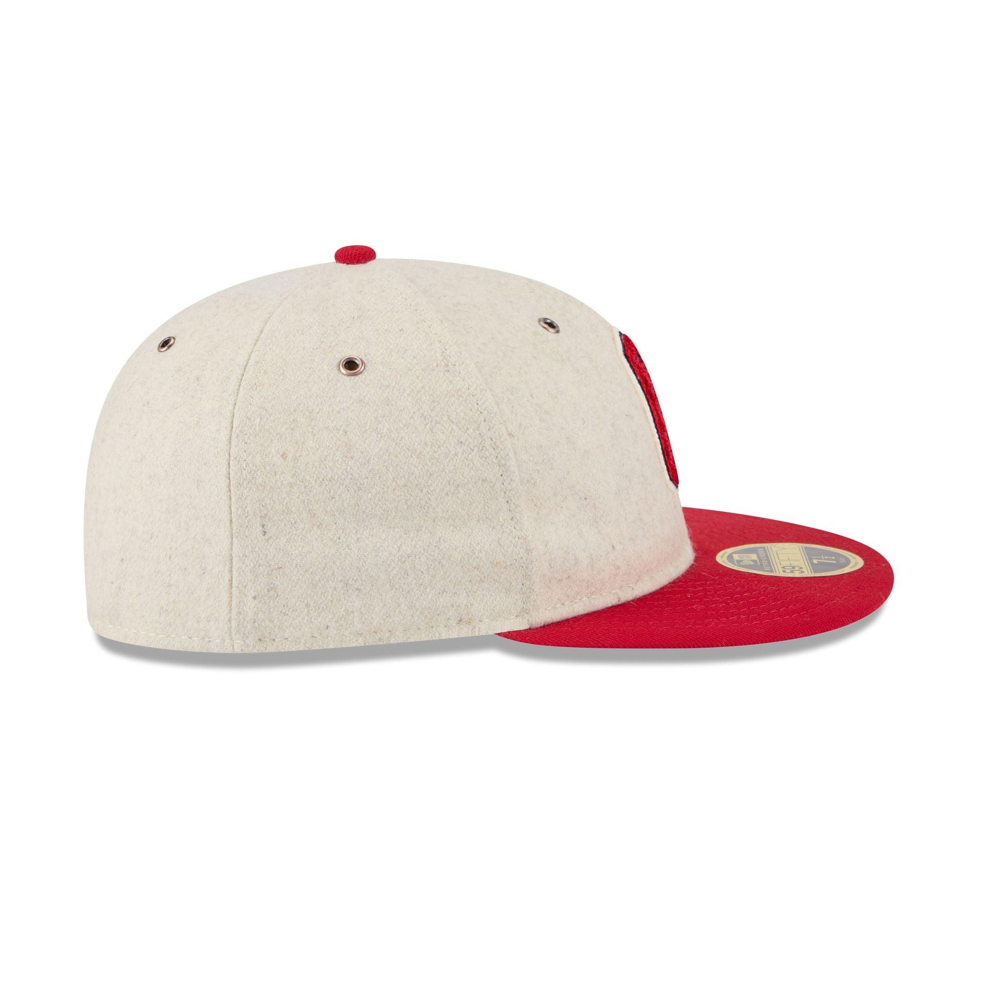 Cleveland Guardians Wool Letterman Retro Crown 59FIFTY Fitted Hat Male Product Image