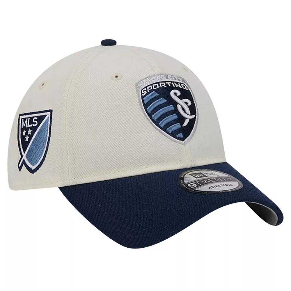 Men's New Era White Sporting Kansas City 2024 Kick Off Collection 9TWENTY Adjustable Hat Product Image