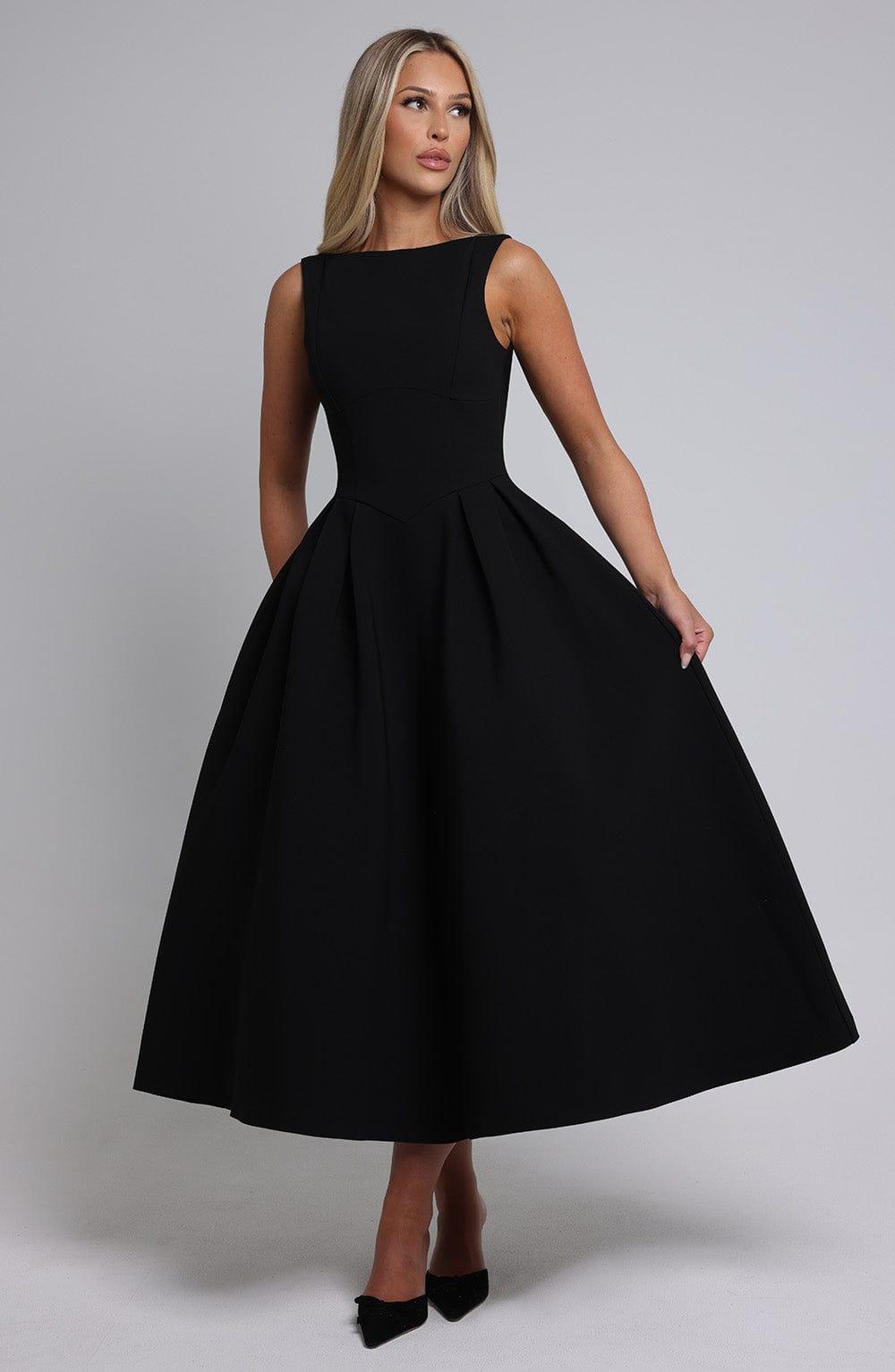 Clarabella Midi Dress - Black Product Image