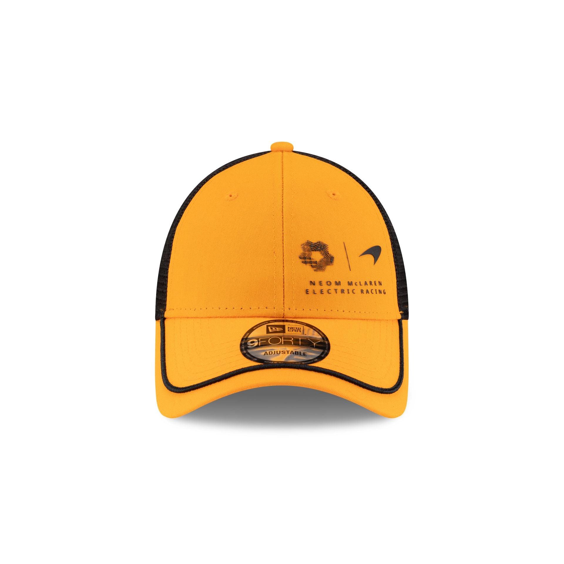 NEOM McLaren Electric Racing Repreve 9FORTY Trucker Hat Male Product Image