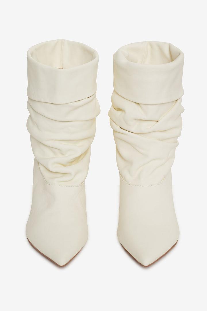 Verbana Slouch Boot — Cream Product Image