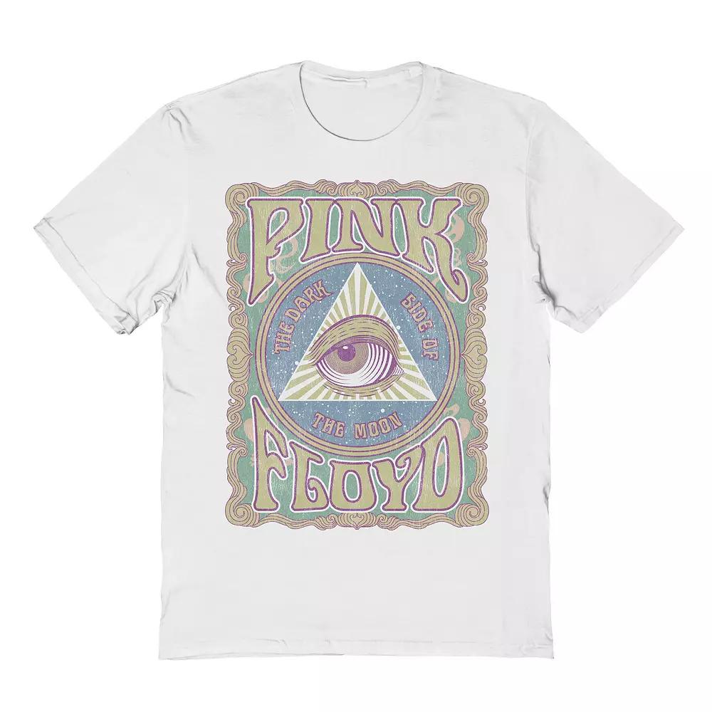 Men's Pink Floyd All Seeing Eye Graphic Tee, Size: XXL, White Product Image