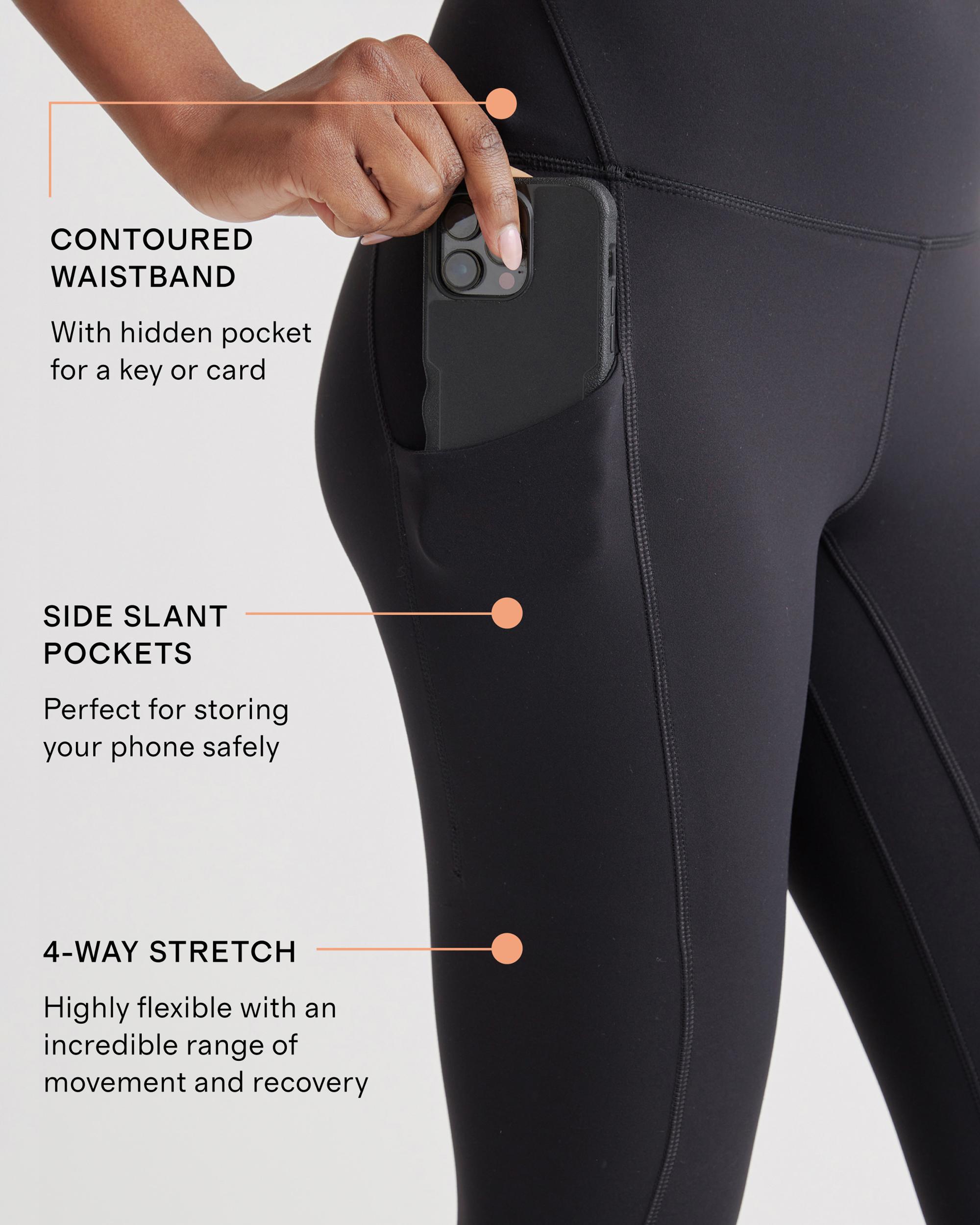 Quince | Women's Ultra-Form High-Rise Pocket Legging Size XS, Nylon/Spandex Product Image