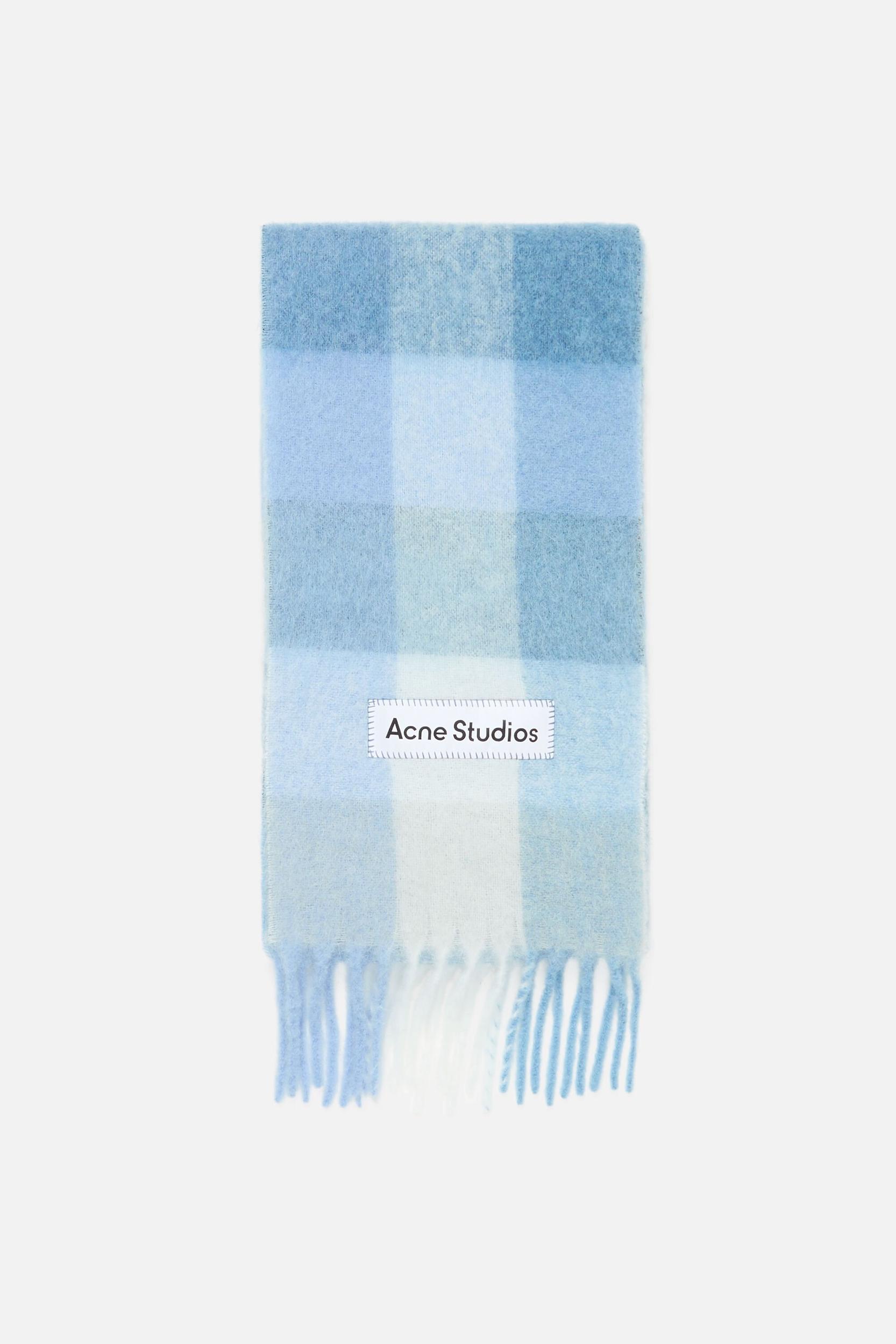 Mohair checked scarf Product Image