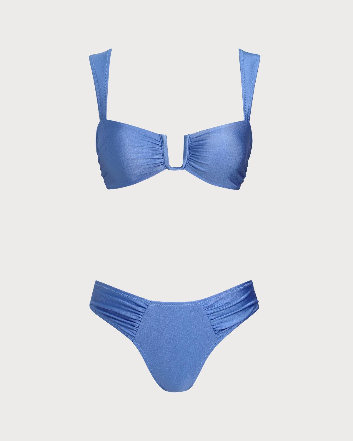 Blue Triangle High Stretch Bikini Set Product Image