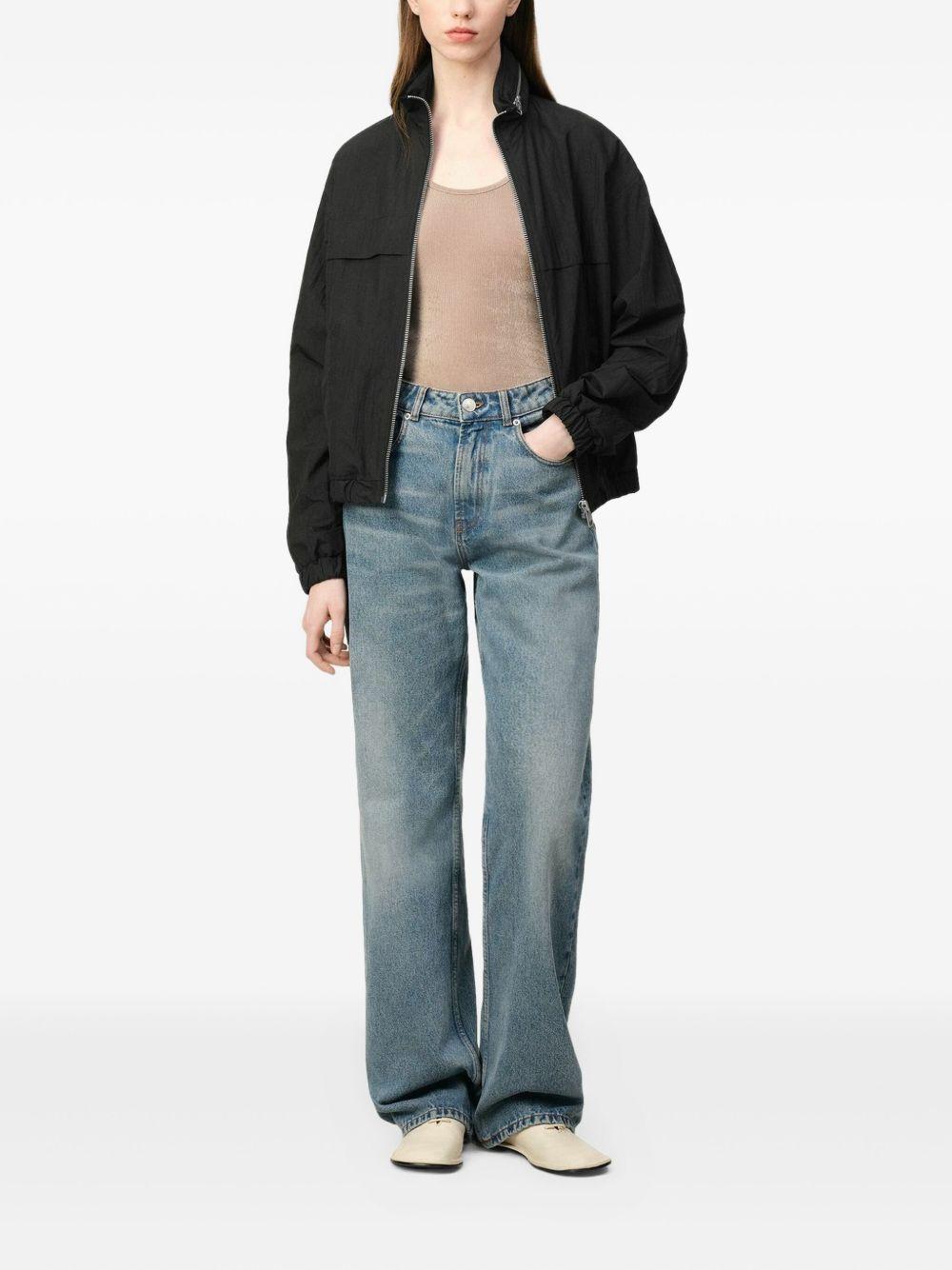 logo-print zip-up windbreaker Product Image