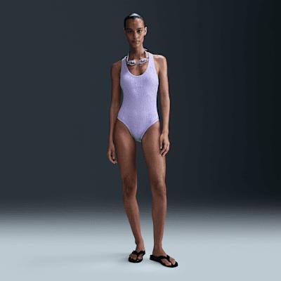 Nike Womens Swim Elevated Essential Crossback One-Piece | NESSF267-576 Product Image