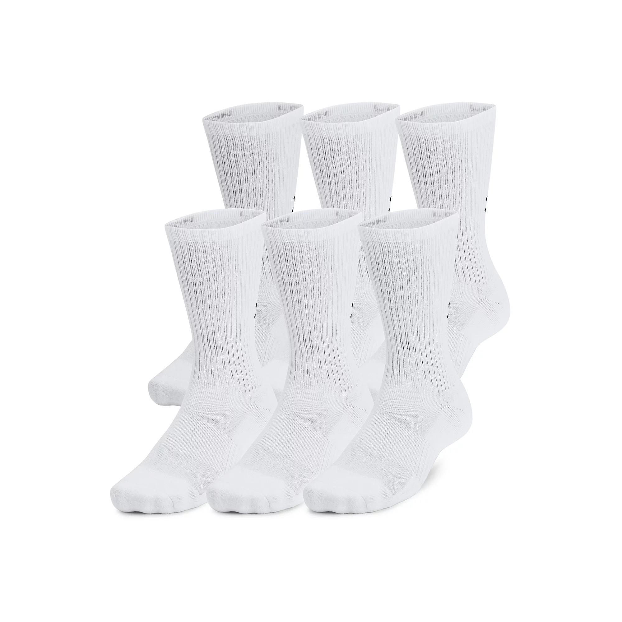 Under Armour 6-Pack Training Cotton Crew Socks, Women's,  Product Image