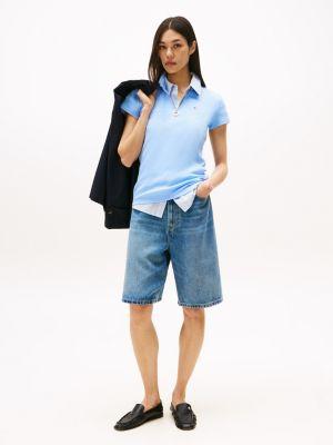 Slim Fit Zip Polo Product Image