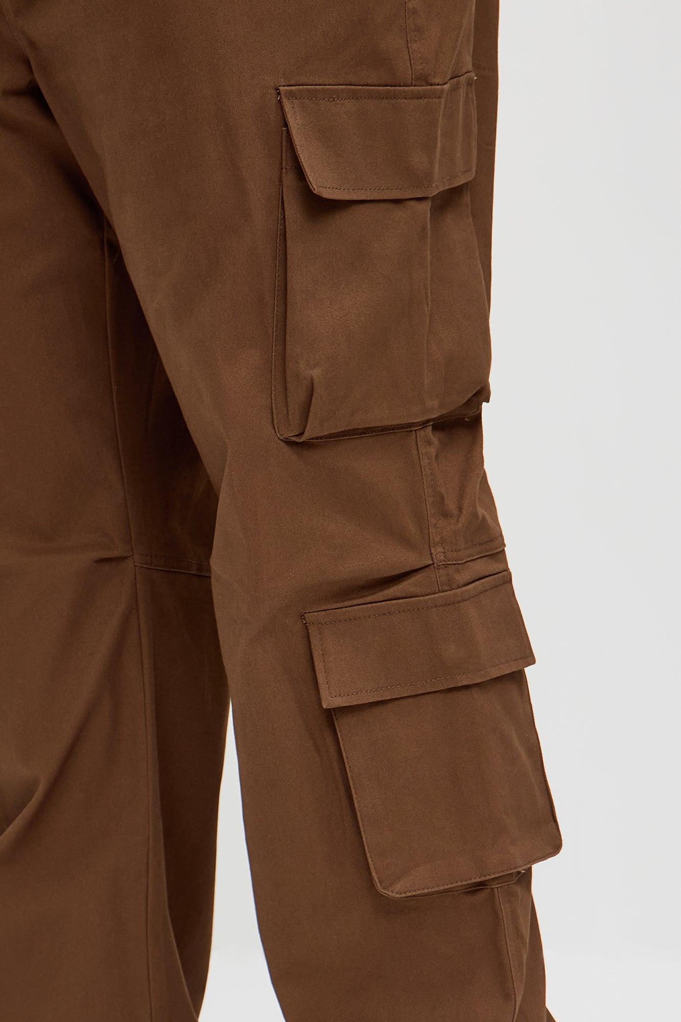 Stay On It Straight Cargo Pants - Brown Product Image