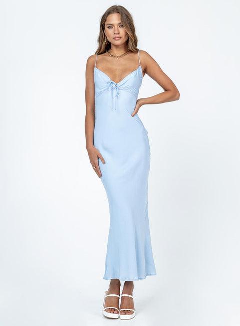 Emily Maxi Dress Blue Product Image