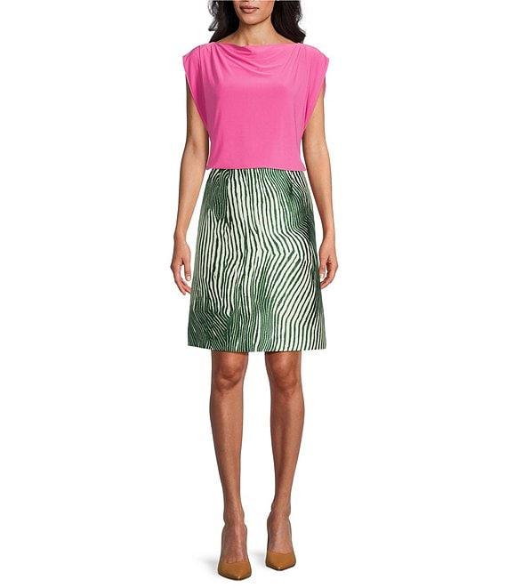 Preston & York Nora Flutter Sleeve Cowl Neck Top Product Image