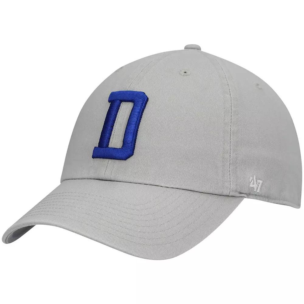 Men's '47 Gray Dallas Cowboys Clean Up Adjustable Hat, Grey Product Image