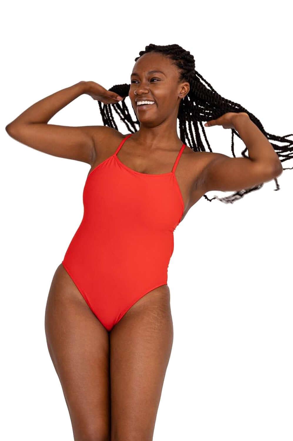 Brandon One Piece Swimsuit - Strawberry Female Product Image