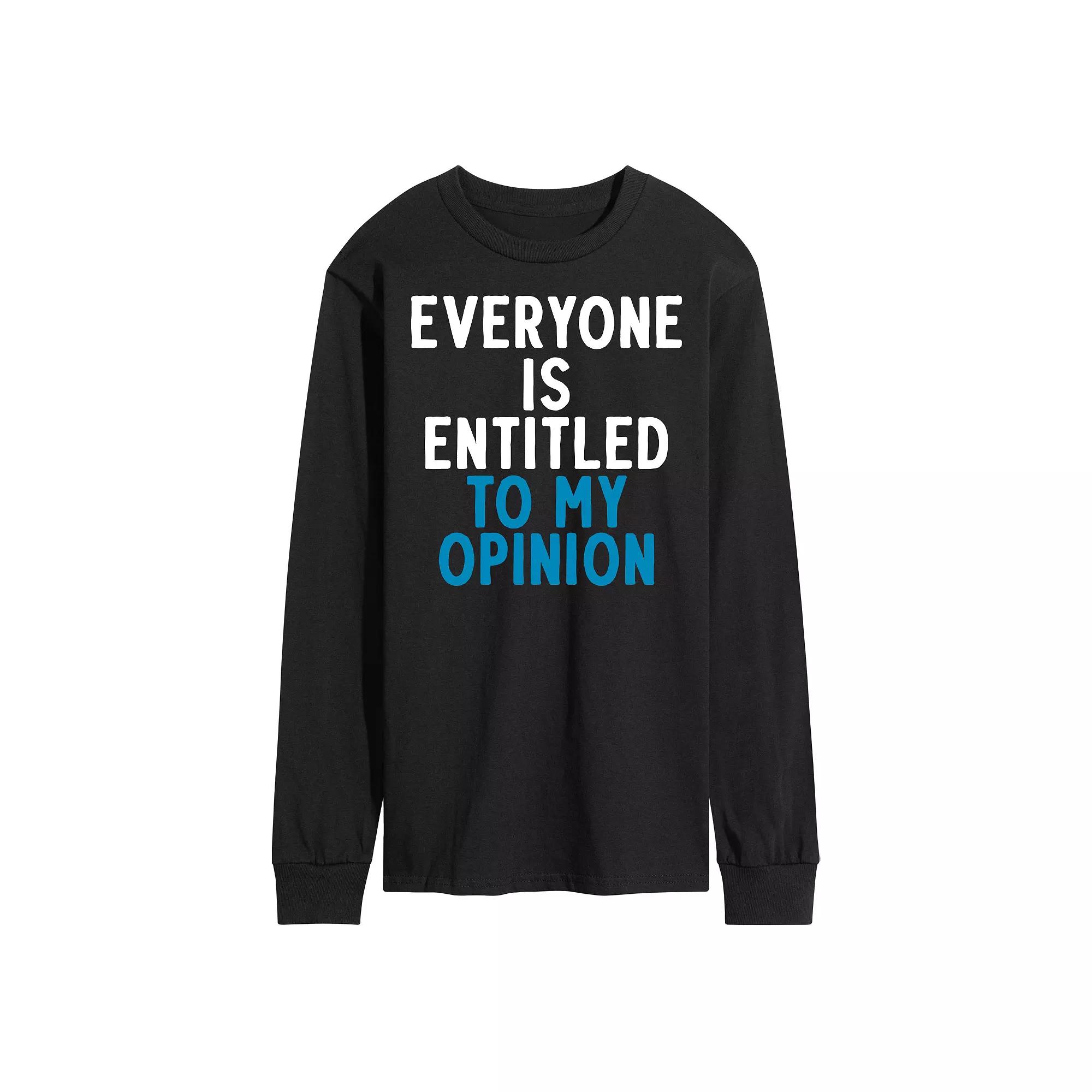 Men's "My Opinion" Graphic Tee,  Product Image