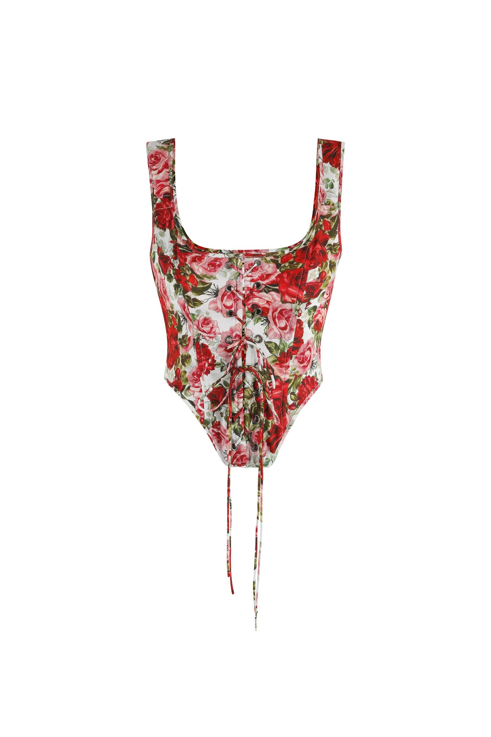 Roses Are Red Duchess Corset Product Image