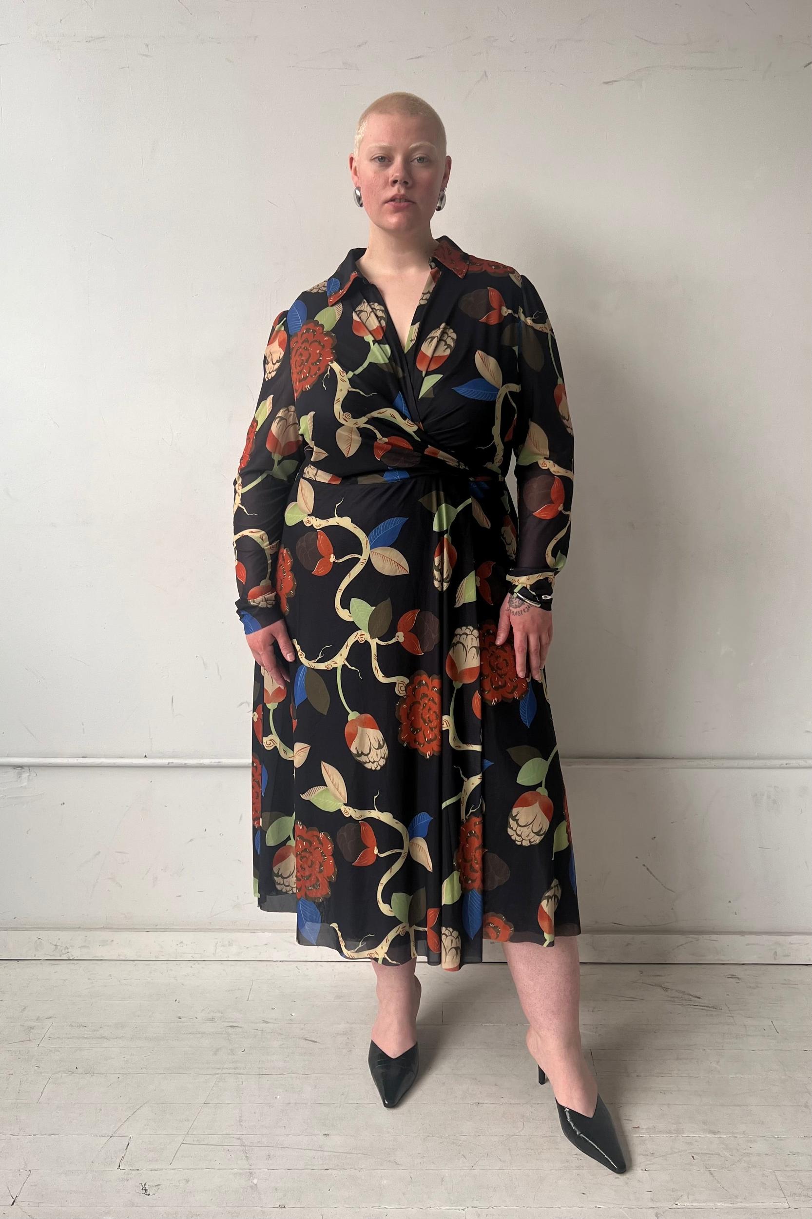 Enid Wrap Dress - Flowering Tree Product Image