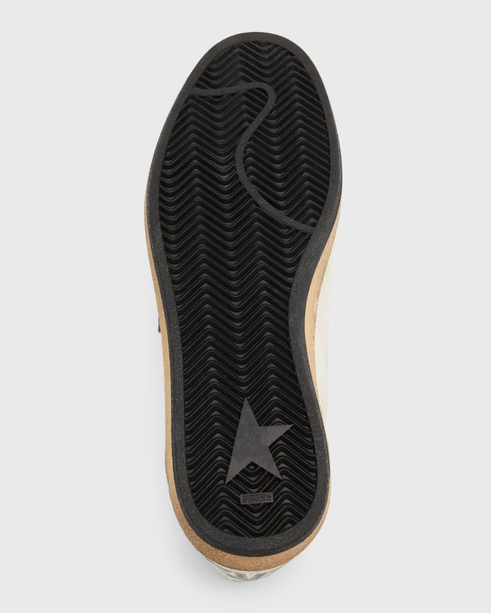 Men's Ball Star Distressed Leather Low-Top Sneakers Product Image