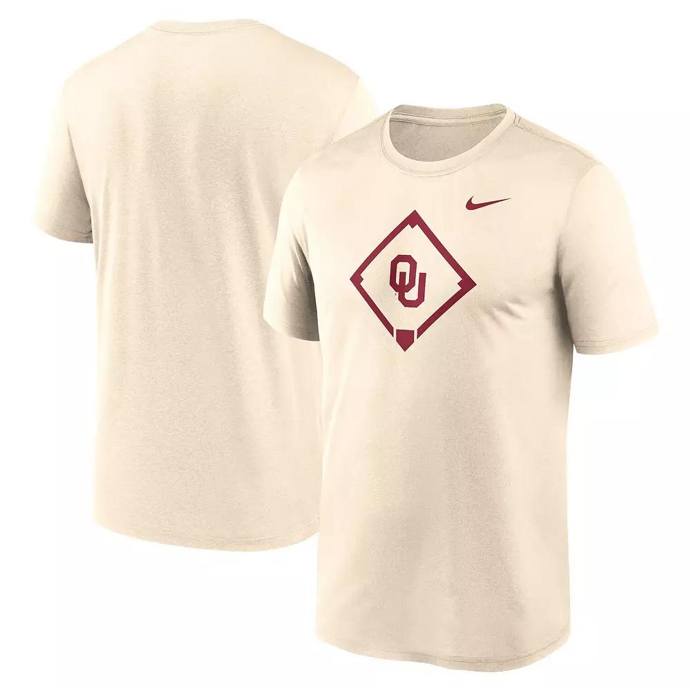 Men's Nike Cream Oklahoma Sooners Legend Baseball Icon Performance T-Shirt,  Product Image