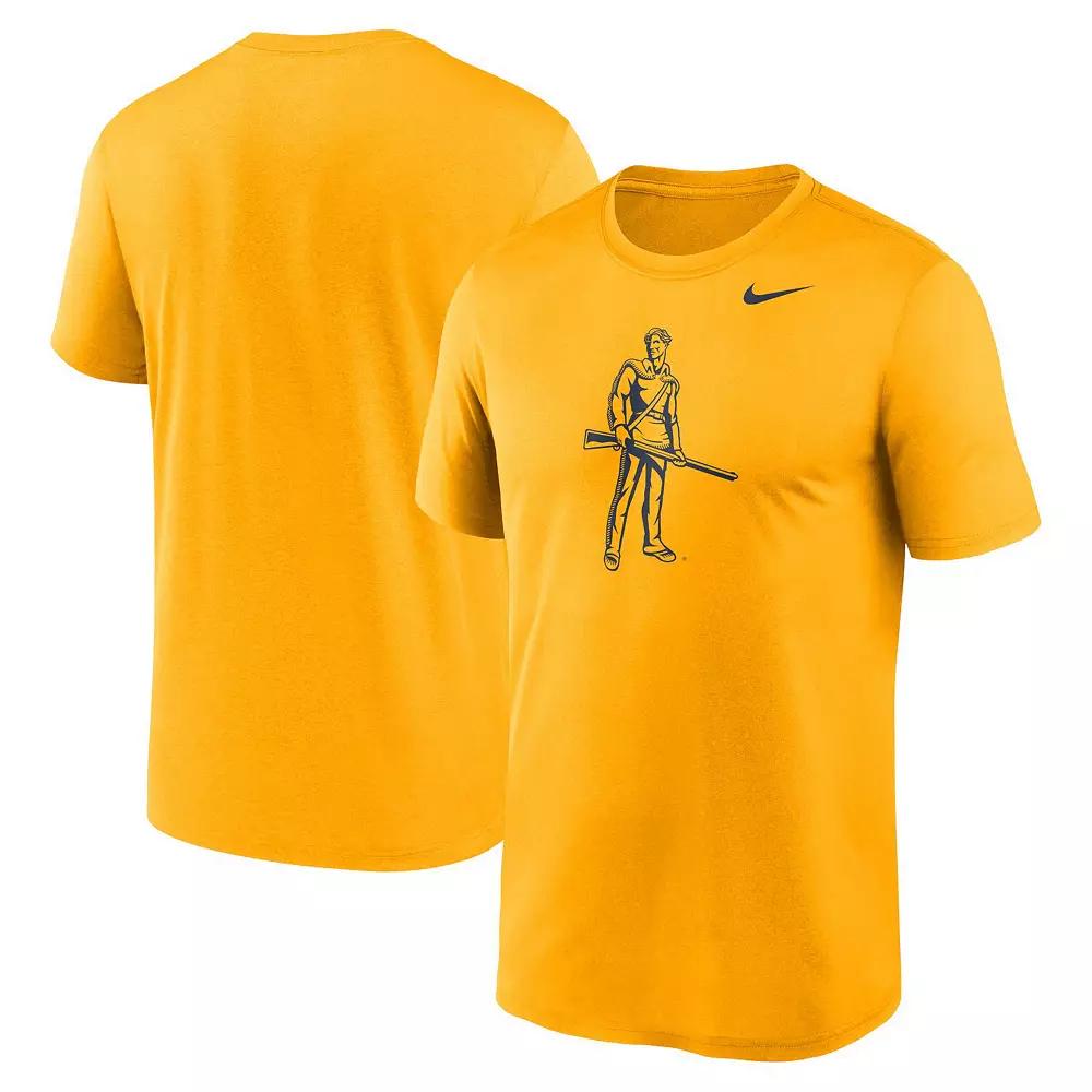 Men's Nike Gold West Virginia Mountaineers Primetime Legend Alternate Logo T-Shirt,  Product Image