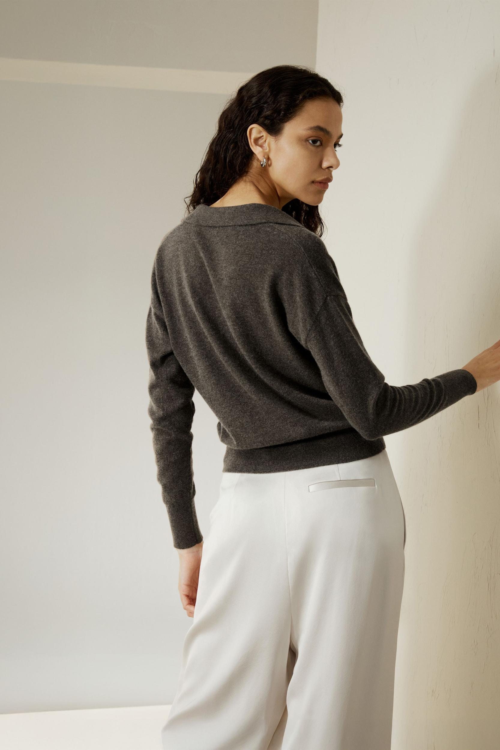 Cashmere Polo Shirt Product Image