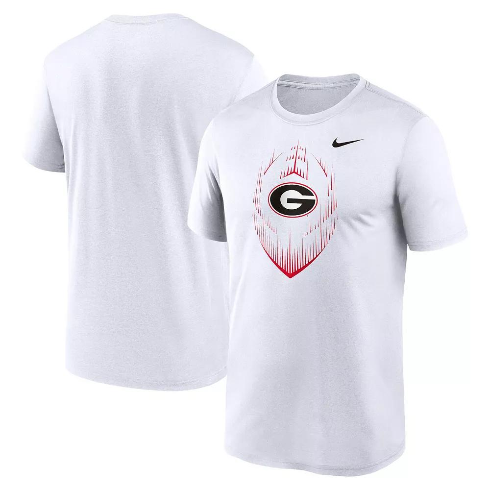 Men's Nike White Georgia Bulldogs Primetime Legend Icon Performance T-Shirt,  Product Image