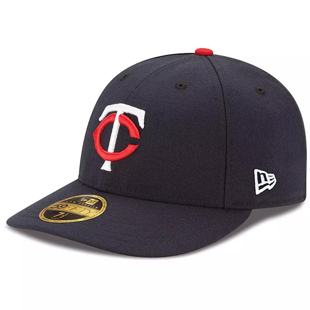Men's New Era Navy Minnesota Twins Authentic Collection On Field Low Profile Home 59FIFTY Fitted Hat,  Product Image