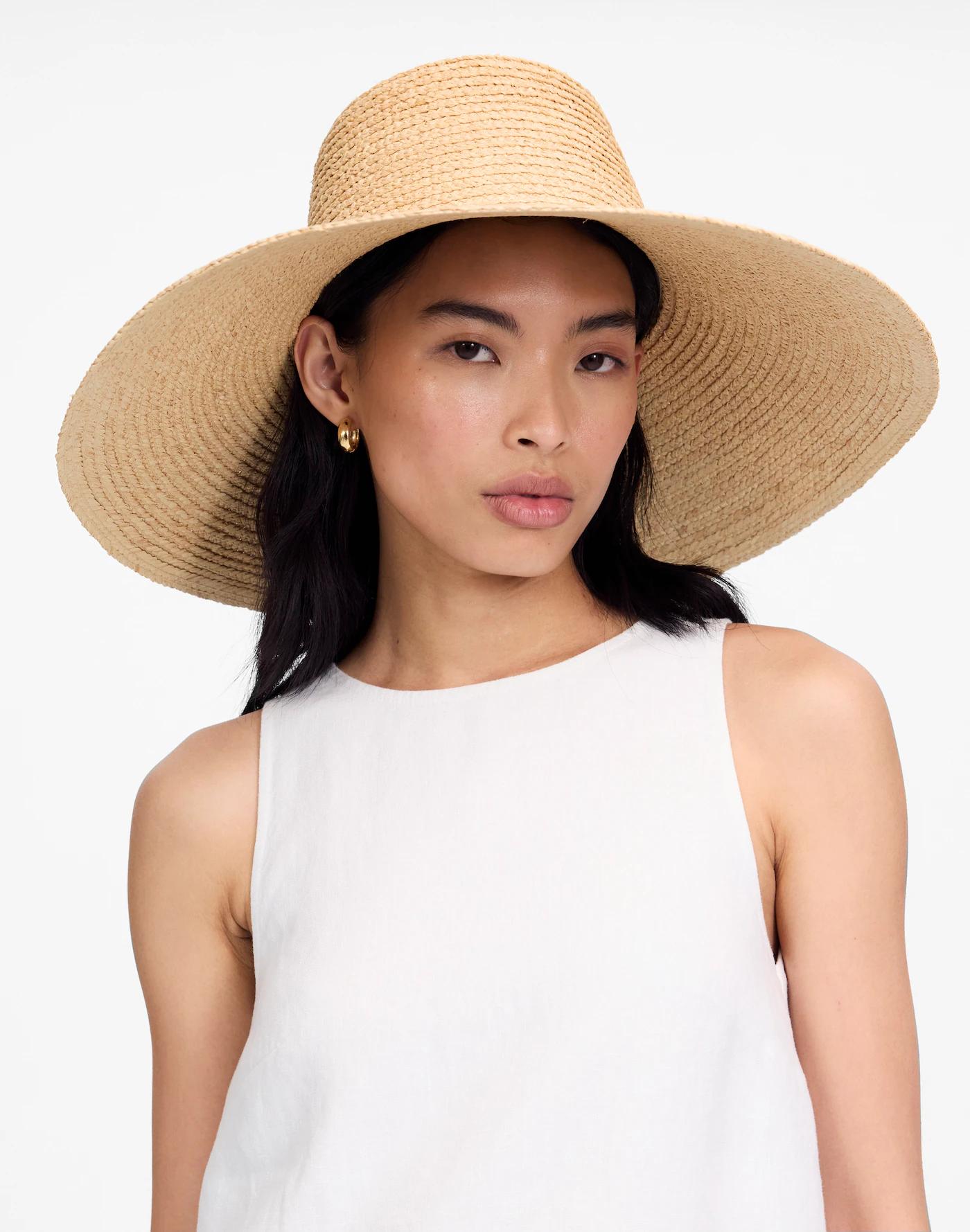 Long Brim Raffia Hat Product Image