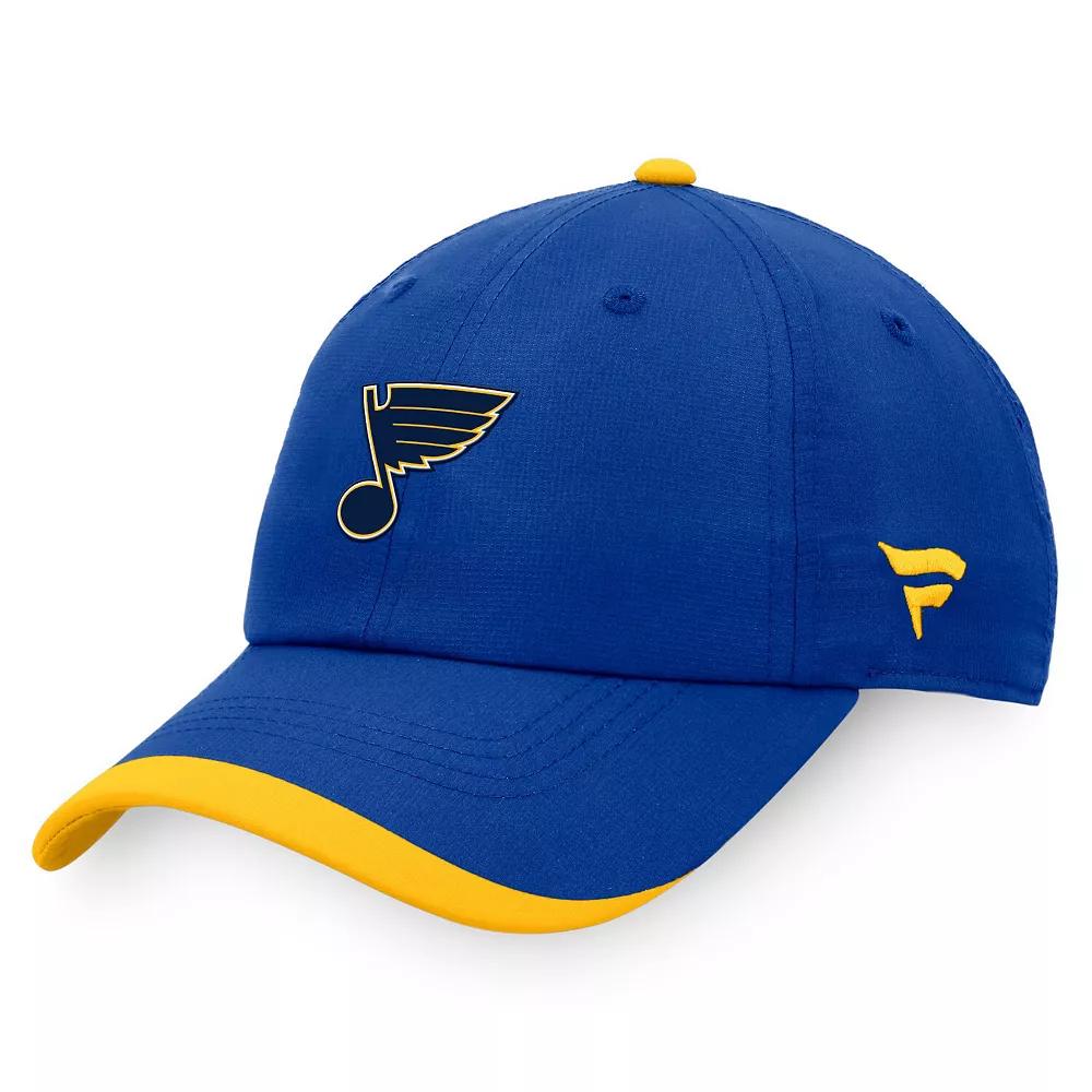 Men's Fanatics Branded Blue St. Louis Blues Authentic Pro Rink Pinnacle Adjustable Hat Product Image