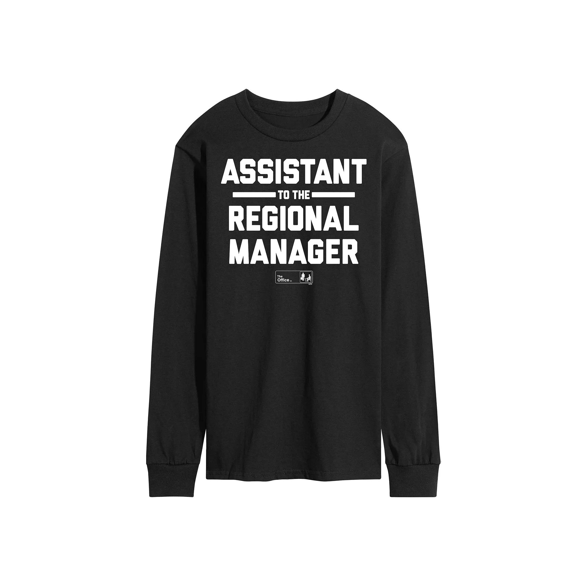 Men's The Office Assistant Regional Mgr Long Sleeve Tee,  Product Image
