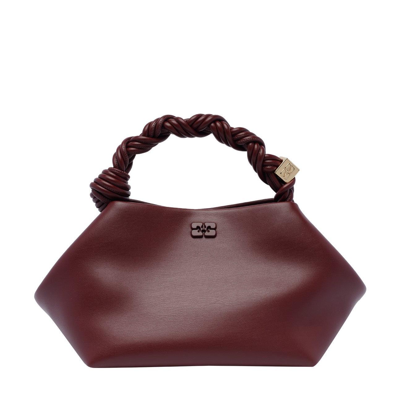 GANNI Bordeaux Mini Bou Handbag In Red Product Image