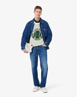 Heavy Cotton Denim Overshirt Jacket Product Image