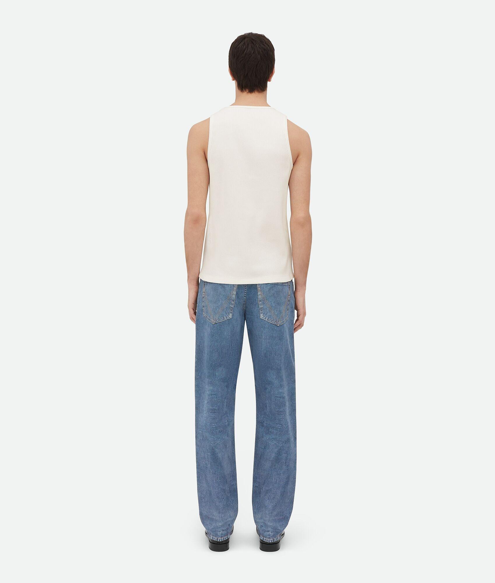 BOTTEGA VENETA Slim Fit Cotton T-shirt In White Product Image
