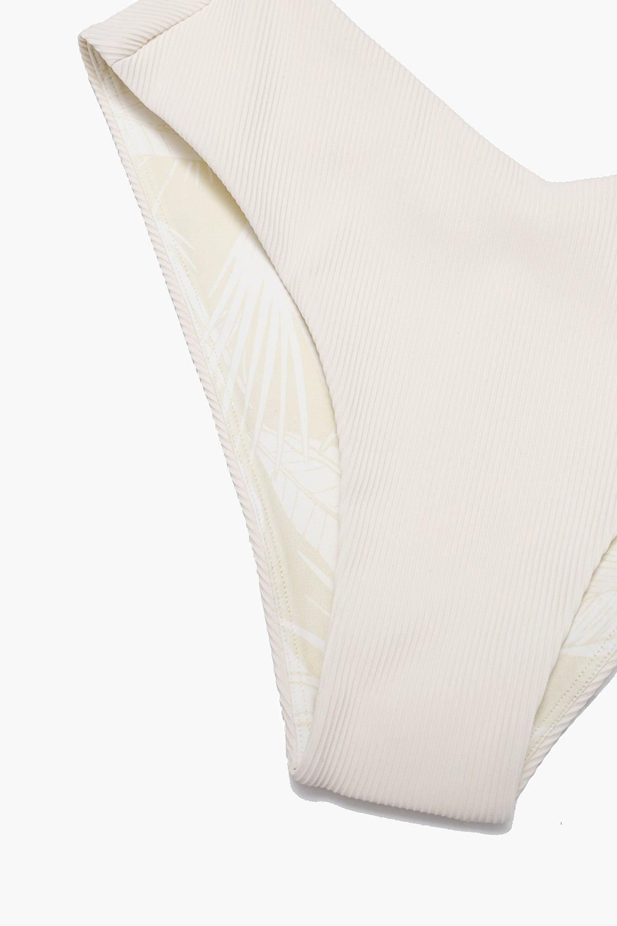 Low Tide Super Cheeky Bikini Bottom - Cream Rib Product Image