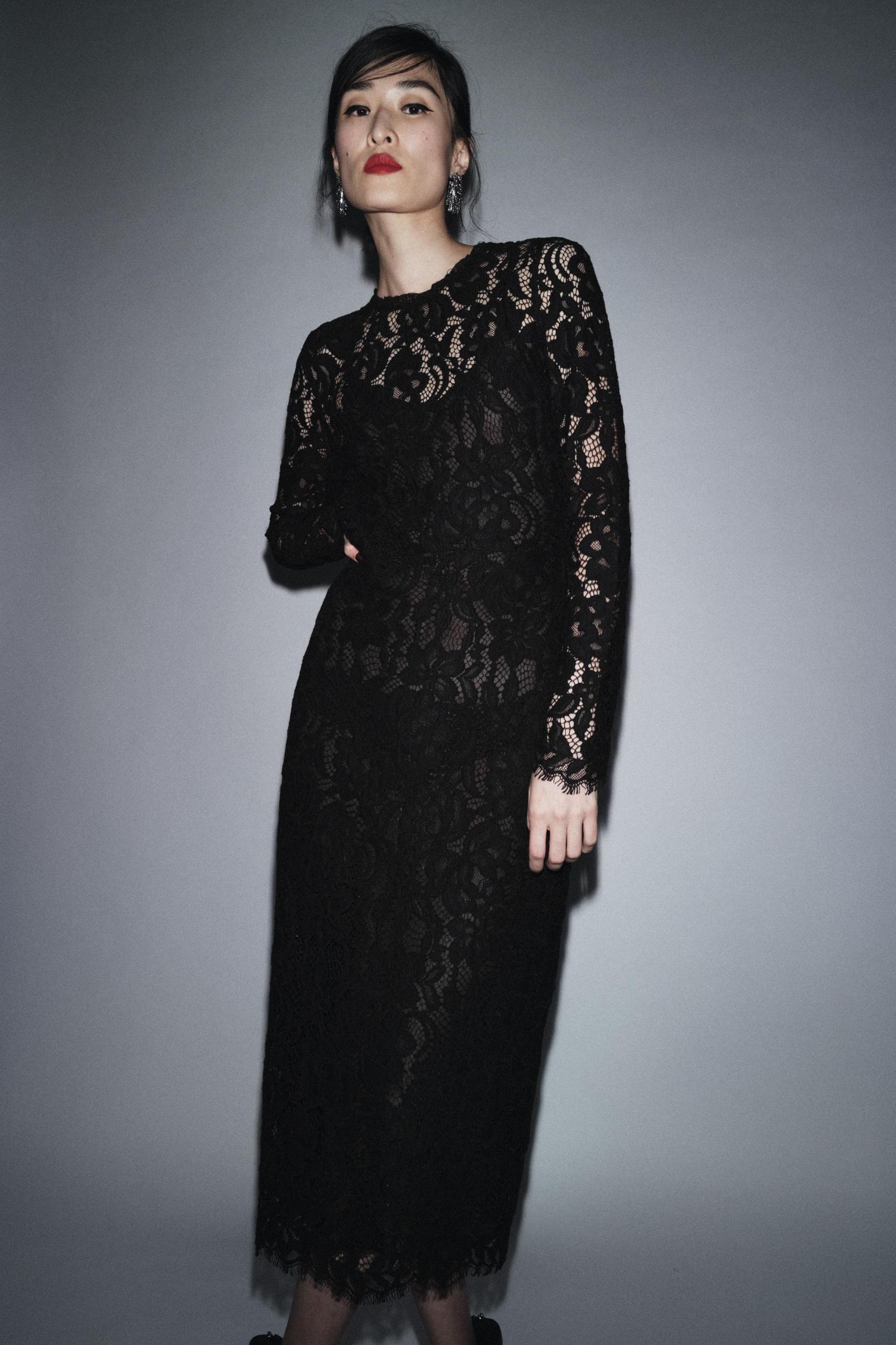 ZW COLLECTION LIMITED EDITION LACE MIDI DRESS Product Image
