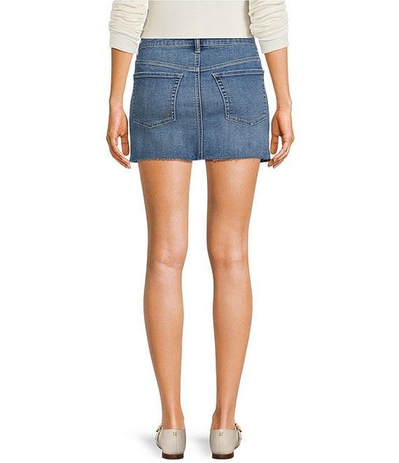 Copper Key Denim Mini Skirt Product Image