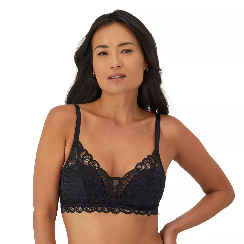 Bali® Lace Desire® Wireless Bra DF6591, Women's, Size: XL, Brown Product Image