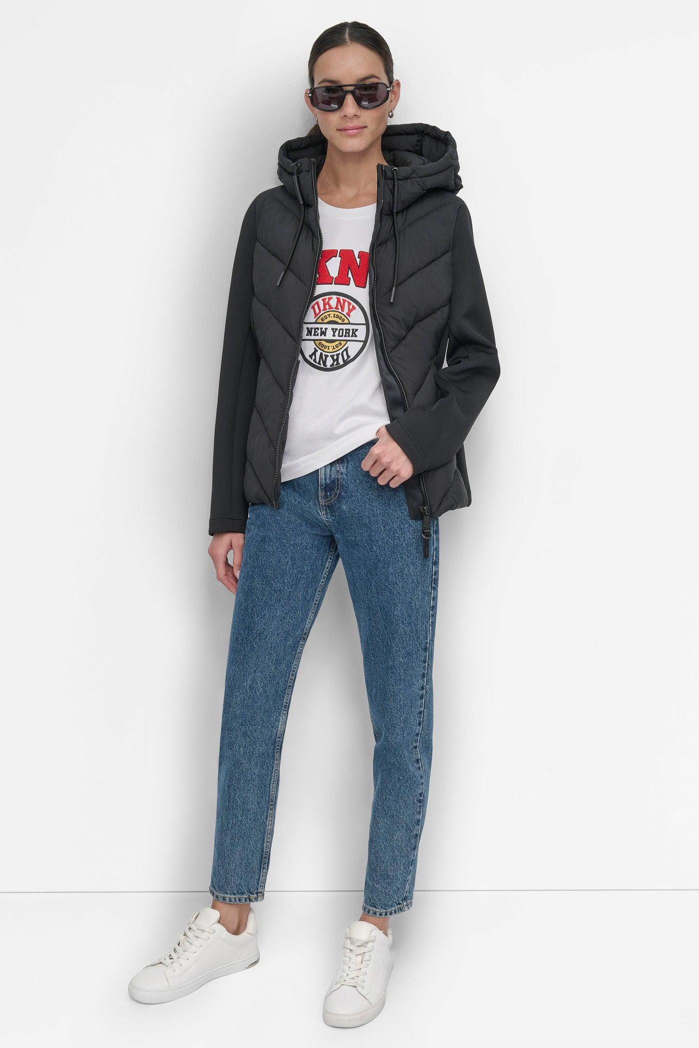 MIXED MEDIA LIGHT WEIGHT PUFFER Product Image