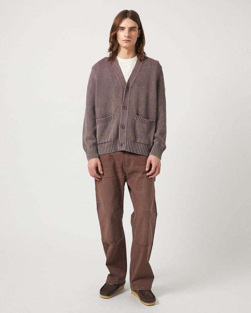 Acid Wash Cardigan - Black Product Image