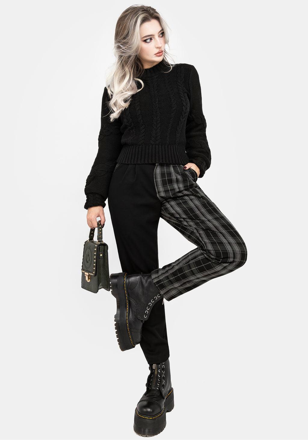 Checkmate High Waist Tapered Trousers Product Image